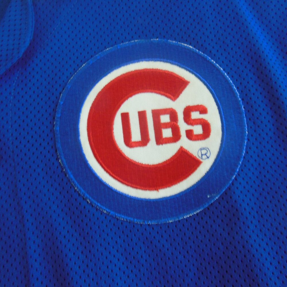 CHICAGO CUBS Baseball Men's Blue Large Jersey Russell Athletic